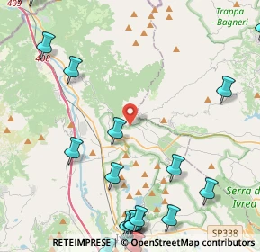 Mappa Via Guglielmo Marconi, 10015 Ivrea TO, Italia (6.476)