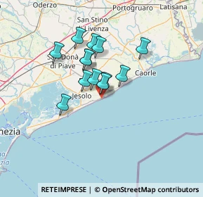 Mappa Via S. Venier, 30016 Lido di Jesolo VE, Italia (9.92923)