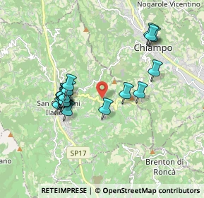 Mappa Via Giannini, 37035 San Giovanni Ilarione VR, Italia (1.695)