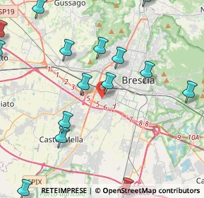 Mappa Via Ancona, 25125 Brescia BS, Italia (5.79882)