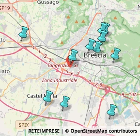 Mappa Via Ancona, 25125 Brescia BS, Italia (4.30455)