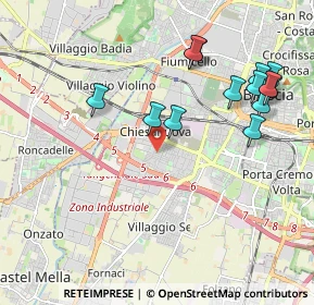 Mappa Via Ancona, 25125 Brescia BS, Italia (2.195)