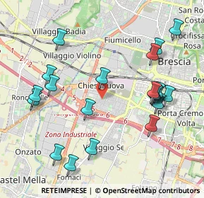 Mappa Via Ancona, 25125 Brescia BS, Italia (2.2415)