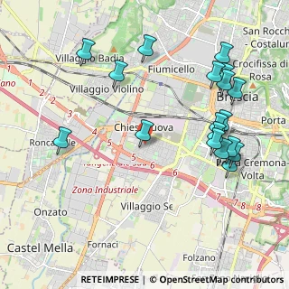 Mappa Via Ancona, 25125 Brescia BS, Italia (2.33833)