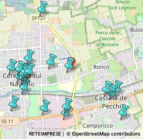 Mappa Via alla Castellana, 20063 Cernusco sul Naviglio MI, Italia (1.3515)