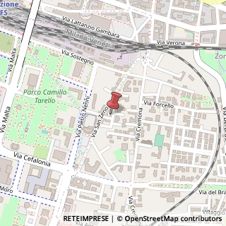 Mappa Via Giuseppe Mejo Voltolina, 12, 25124 Brescia, Brescia (Lombardia)