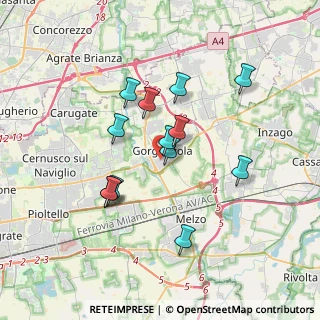 Mappa Via Giovanni Verga, 20064 Gorgonzola MI, Italia (3.04846)