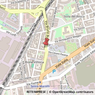 Mappa Via Bruno Buozzi, 184, 20099 Sesto San Giovanni, Milano (Lombardia)
