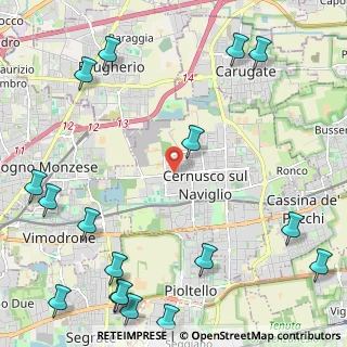 Mappa Via A. Vespucci, 20063 Cernusco sul Naviglio MI, Italia (3.32235)