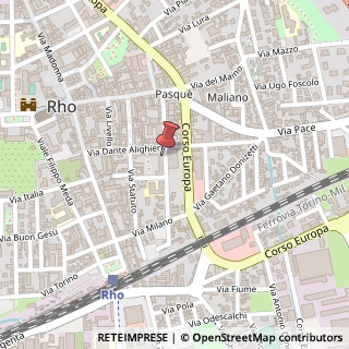 Mappa Via Dante Alighieri, 24, 20017 Rho, Milano (Lombardia)