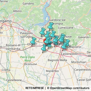 Mappa Via Caduti di Guerre e Combattenti, 25039 Travagliato BS, Italia (7.66733)