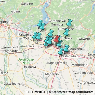 Mappa Via del Pero, 25039 Travagliato BS, Italia (8.87176)