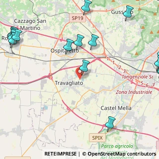 Mappa Via del Pero, 25039 Travagliato BS, Italia (7.062)