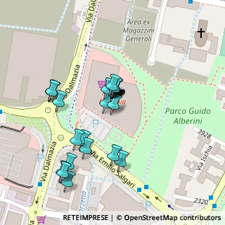 Mappa Via Sorelle Ambrosetti, 25125 Brescia BS, Italia (0.08)