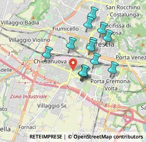 Mappa Via Sorelle Ambrosetti, 25125 Brescia BS, Italia (1.49)