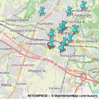 Mappa Via Sorelle Ambrosetti, 25125 Brescia BS, Italia (1.85231)