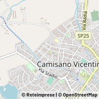 지도 Camisano Vicentino