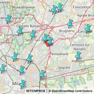 Mappa Via Molino Tuono, 20099 Sesto San Giovanni MI, Italia (5.78188)