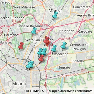Mappa Via Molino Tuono, 20099 Sesto San Giovanni MI, Italia (3.25923)