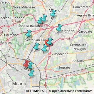 Mappa Via Molino Tuono, 20099 Sesto San Giovanni MI, Italia (3.87)