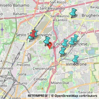 Mappa Via Molino Tuono, 20099 Sesto San Giovanni MI, Italia (1.75231)