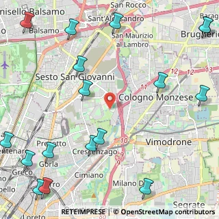 Mappa Via Molino Tuono, 20099 Sesto San Giovanni MI, Italia (3.31765)
