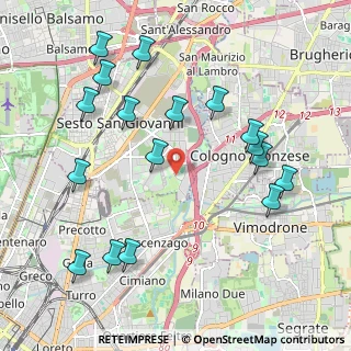 Mappa Via Molino Tuono, 20099 Sesto San Giovanni MI, Italia (2.28529)