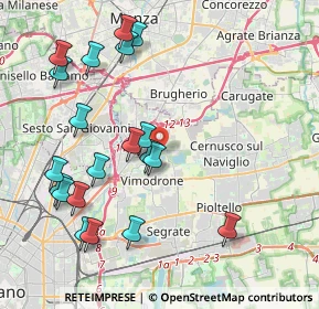 Mappa Via Guido Rossa, 20093 Cologno Monzese MI, Italia (4.513)