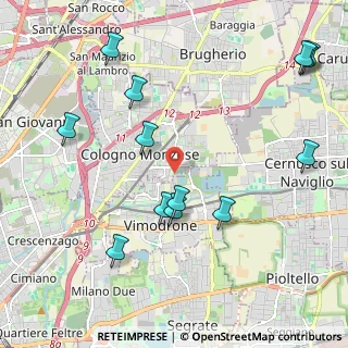 Mappa Via Guido Rossa, 20093 Cologno Monzese MI, Italia (2.47385)
