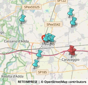 Mappa Viale M. Buonarroti, 24047 Treviglio BG, Italia (3.93)