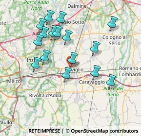 Mappa Viale M. Buonarroti, 24047 Treviglio BG, Italia (7.33)