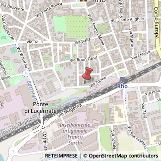 Mappa Via Torino, 26, 20017 Rho, Milano (Lombardia)