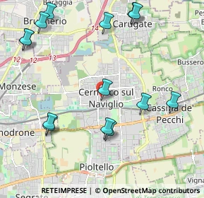 Mappa Via Carolina Balconi, 20063 Cernusco sul Naviglio MI, Italia (2.49857)