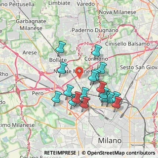 Mappa Via Trento Trieste, 20026 Novate Milanese MI, Italia (3.2)