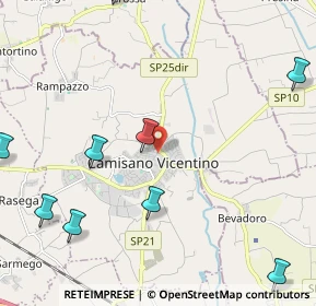 Mappa Piazza del Vicariato Civile, 36043 Camisano Vicentino VI, Italia (3.16727)