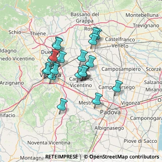 Mappa Piazza del Vicariato Civile, 36043 Camisano Vicentino VI, Italia (11.692)