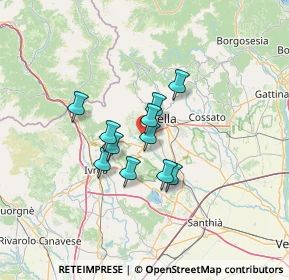Mappa 13888 Mongrando BI, Italia (9.05091)