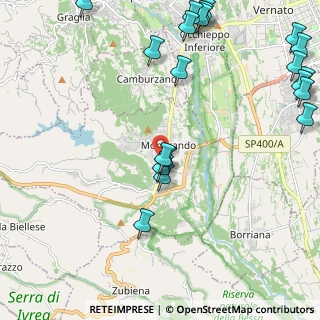 Mappa 13888 Mongrando BI, Italia (2.978)