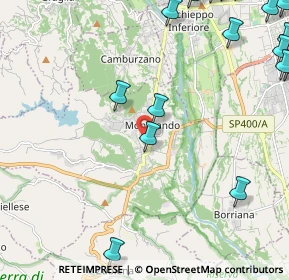 Mappa 13888 Mongrando BI, Italia (3.5325)