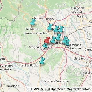 Mappa Via Giambattista Tiepolo, 36050 Sovizzo VI, Italia (10.01636)