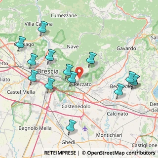 Mappa Via Ponte Musia, 25086 Rezzato BS, Italia (9.14286)