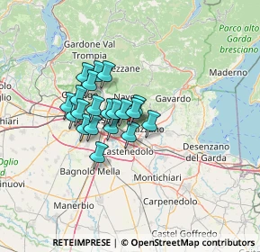 Mappa Via Ponte Musia, 25086 Rezzato BS, Italia (9.2225)
