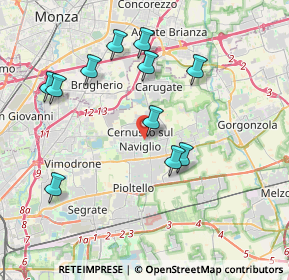 Mappa , 20063 Cernusco sul Naviglio MI, Italia (3.85091)