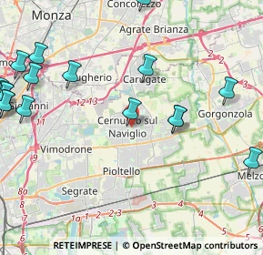 Mappa , 20063 Cernusco sul Naviglio MI, Italia (6.1215)