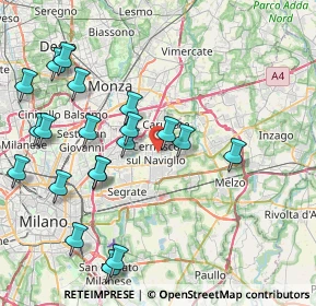 Mappa , 20063 Cernusco sul Naviglio MI, Italia (9.084)