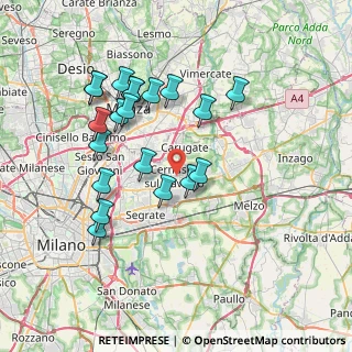 Mappa , 20063 Cernusco sul Naviglio MI, Italia (7.2375)