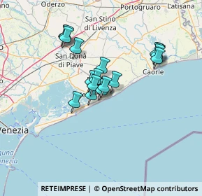 Mappa Via Correr, 30016 Lido di Jesolo VE, Italia (10.82647)