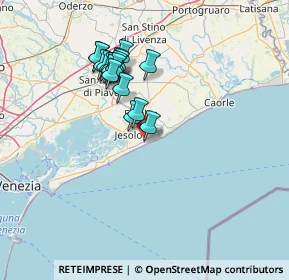 Mappa Via Correr, 30016 Lido di Jesolo VE, Italia (12.56)