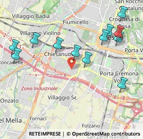 Mappa Via Parenzo, 25125 Brescia BS, Italia (2.33083)