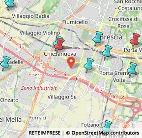 Mappa Via Parenzo, 25125 Brescia BS, Italia (2.96)